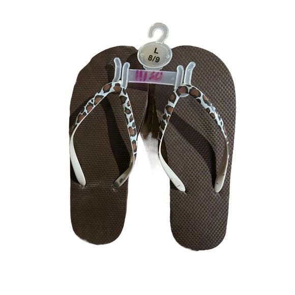 YELLOW BOX WOMEN’S FLIP-FLOPS SIZE 8/9 - Picture 3 of 6